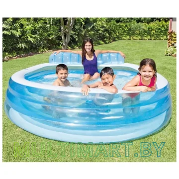 Надувной бассейн Intex Swim Center Family Lounge 224x216x76 (57190) картинка 2